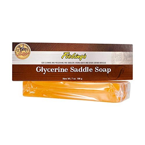 Fiebing's Glycerine Saddle Soap Bar – 7 oz Leather Cleaner & Conditioner - görsel 1