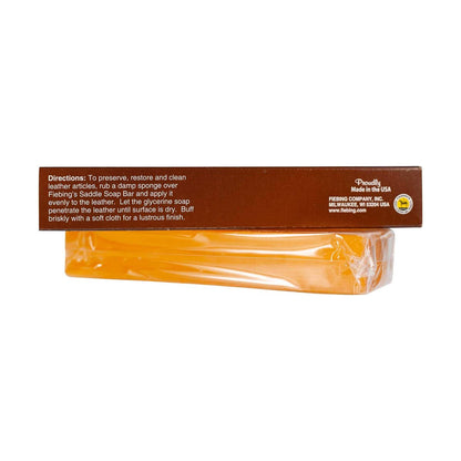 Fiebing's Glycerine Saddle Soap Bar – 7 oz Leather Cleaner & Conditioner