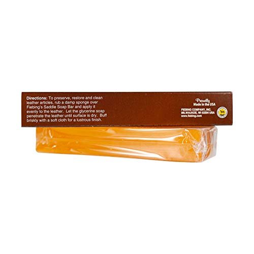 Fiebing's Glycerine Saddle Soap Bar – 7 oz Leather Cleaner & Conditioner - görsel 3