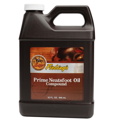 Fiebing's Prime Neatsfoot Oil 32 Fl Oz - Premium Leather Conditioner & Preservative