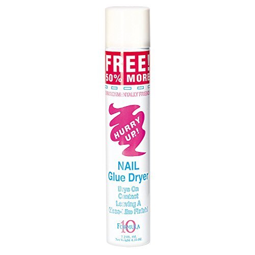 Hurry Up Nail Glue Dryer 7.2 fl. oz. - Fast-Acting Clear Resin Formula Avelisse