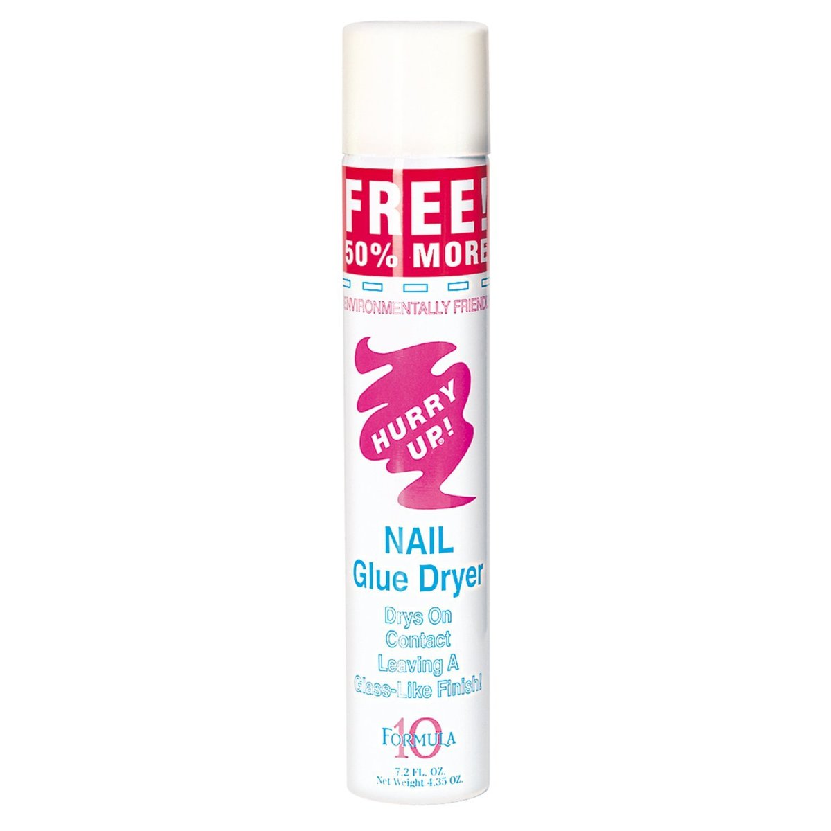 Hurry Up Nail Glue Dryer 7.2 fl. oz. - Fast-Acting Clear Resin Formula Avelisse