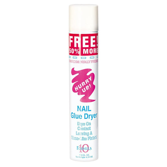 Hurry Up Nail Glue Dryer 7.2 fl. oz. - Fast-Acting Clear Resin Formula Avelisse