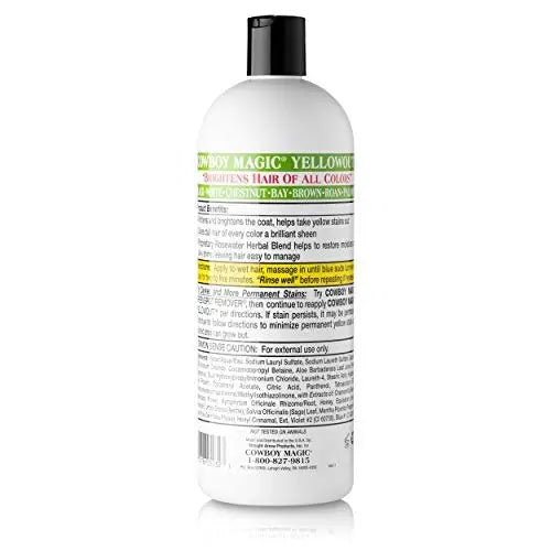Cowboy Magic Shine in Yellowout Brightens Hair Shampoo - 32 oz Avelisse