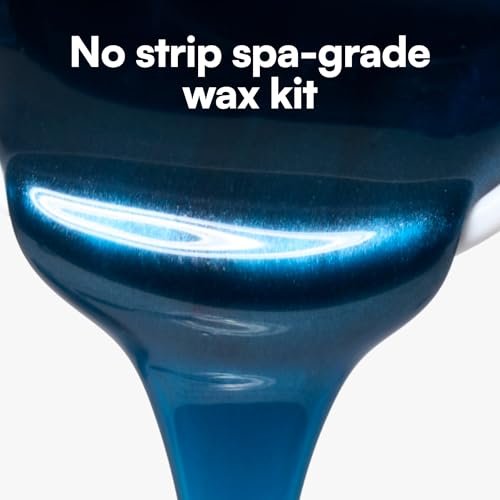 Bliss Poetic Waxing At Home Wax Kit - 5.3 Fl Oz - Microwavable Stripless Wax Hair Removal Kit - Fragrance Free - Safe for All Skin Types - 6 PC Set Avelisse