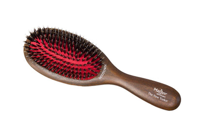 Marilyn Brush New Yorker Midtown Flat Brush – Scalp Massage & Natural Oil Distribution for All Hair Types