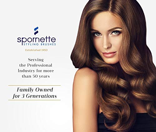 Spornette Little Wonder Small Teasing Brush – Boar & Tourmaline Nylon Bristles for Volume, Slick Backs & Back Brushing – Blue - görsel 10