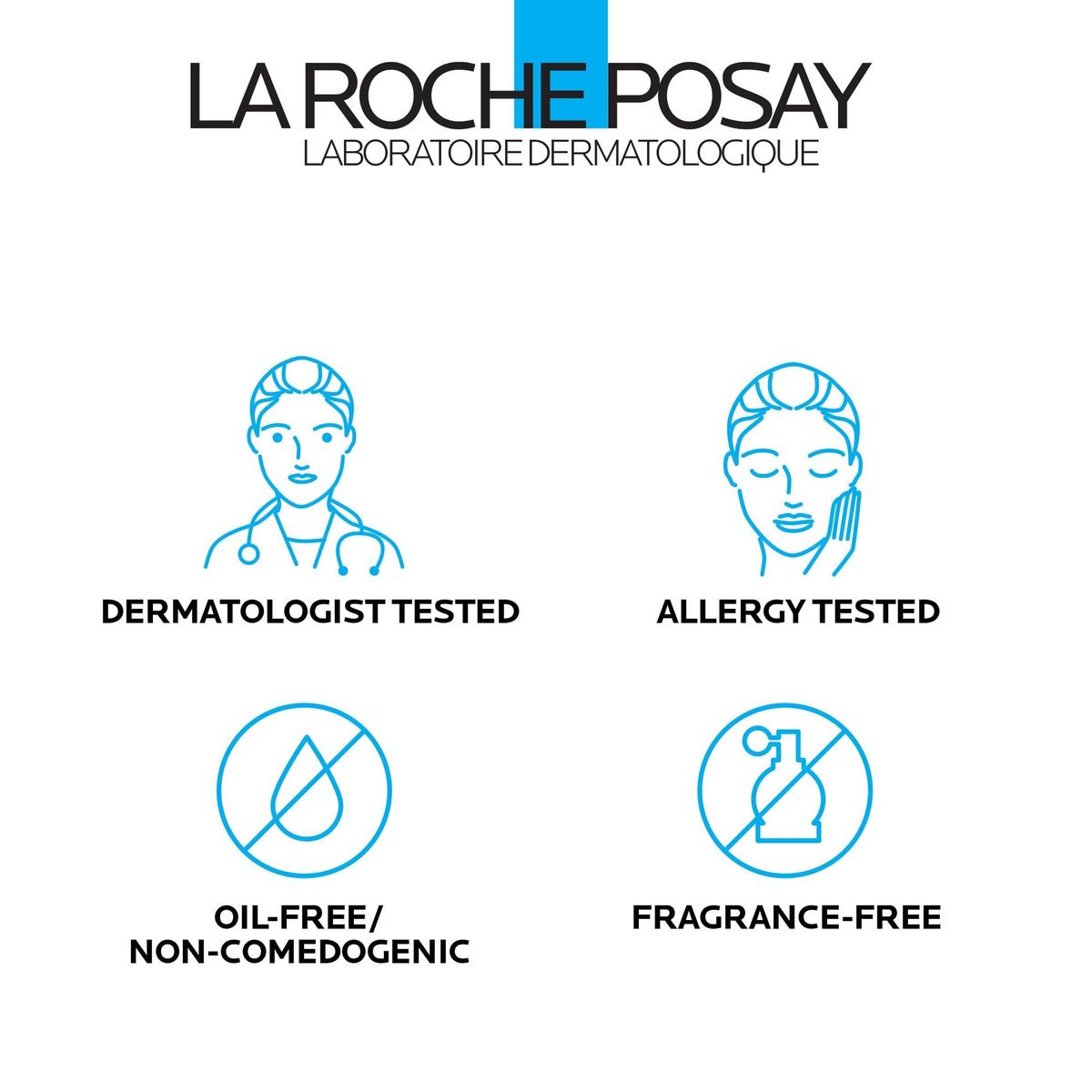 La Roche-Posay Toleriane Dermo Facial Cleanser for Face & Eyes - Gentle Face Wash and Makeup Remover, Milky Texture, Fragrance Free, Preservative Free Avelisse
