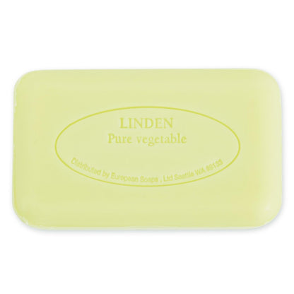 Pre de Provence Artisanal Soap Bar – Linden – Natural French Skincare with Organic Shea Butter – 5.3 oz