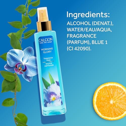 Calgon Morning Glory Fragrance Body Mist - 8 fl oz | Light & Floral Scent - görsel 15