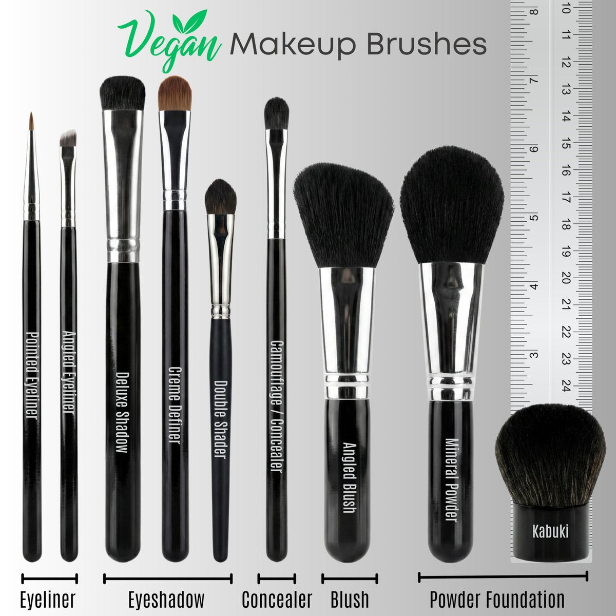 Pointed Eyeliner Brush - Ultra Fine Premium Synthetic Vegan Bristles, Precision Gel Eye Liner Brush for Easy & Flawless Application, Cruelty Free by Mommy Makeup Avelisse