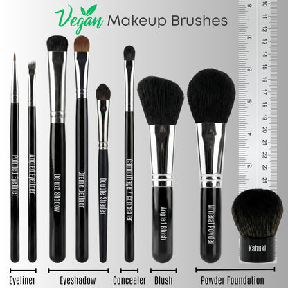 Pointed Eyeliner Brush - Ultra Fine Premium Synthetic Vegan Bristles, Precision Gel Eye Liner Brush for Easy & Flawless Application, Cruelty Free by Mommy Makeup Avelisse