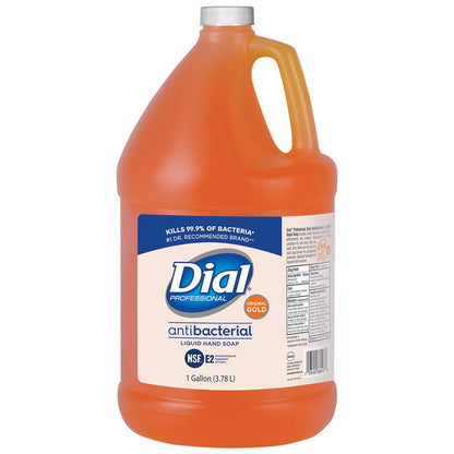 Dial Liquid Hand Soap, 1 Gallon (128 fl oz) – Gold Color, Bamboo Material Avelisse