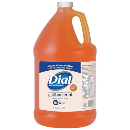 Dial Liquid Hand Soap, 1 Gallon (128 fl oz) – Gold Color, Bamboo Material Avelisse