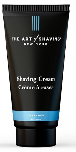 The Art of Shaving Lavender Shaving Cream for Men – 2.5 oz, Clinically Tested for Sensitive Skin, Protects Against Irritation and Razor Burn Avelisse