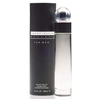 Perry Ellis Reserve Eau De Toilette Spray for Men - Long Lasting Cologne with Notes of Juniper, Citrus & Exotic Woods - 3.4 fl oz (100 mL) Avelisse