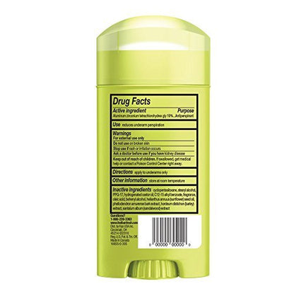 Ban Antiperspirant Deodorant Invisible Solid, Shower Fresh, 2.6 oz (Pack of 6) – Long-Lasting Odor & Wetness Protection for Women and Men