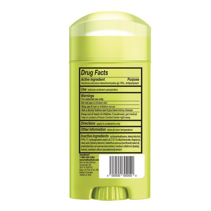Ban Antiperspirant Deodorant Invisible Solid, Shower Fresh, 2.6 oz (Pack of 6) – Long-Lasting Odor & Wetness Protection for Women and Men