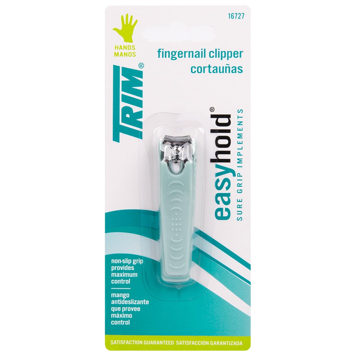 Trim Easy Hold Nail Clipper – Ergonomic Green Acrylic Nail Clippers for Thick Toenails, Seniors, and Pets - görsel 1