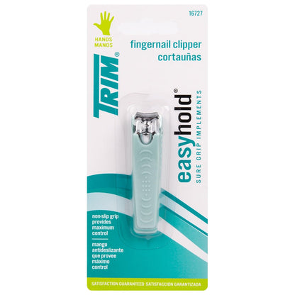 Trim Easy Hold Nail Clipper – Ergonomic Green Acrylic Nail Clippers for Thick Toenails, Seniors, and Pets