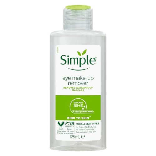 Simple Kind To Eyes Eye Make Up Remover, 125 ml – Gentle Micellar Cleansing Water - görsel 2