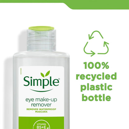 Simple Kind To Eyes Eye Make Up Remover, 125 ml – Gentle Micellar Cleansing Water