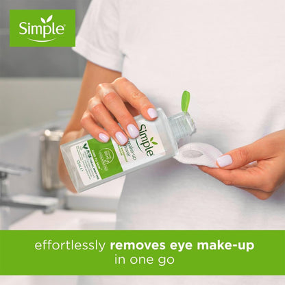 Simple Kind To Eyes Eye Make Up Remover, 125 ml – Gentle Micellar Cleansing Water