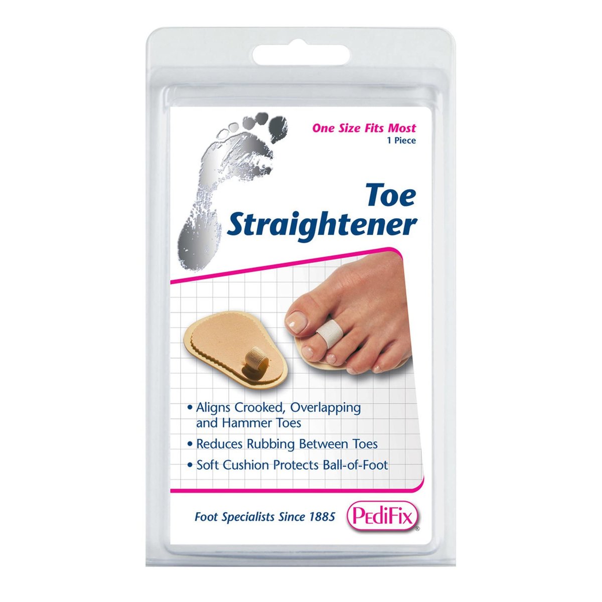 Budin Toe Splint 1 Toe – Bunion & Hammer Toe Corrector for Comfort and Alignment - görsel 1