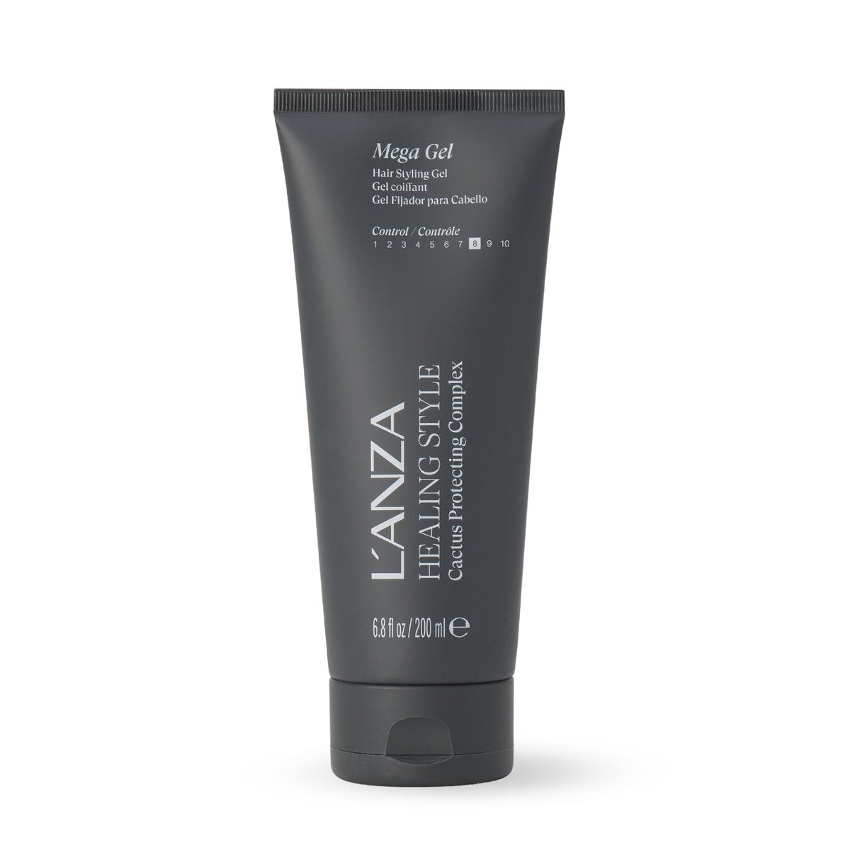 L'ANZA Healing Style Mega Gel – Strong Hold, Nourishing Styling Gel with Keratin & UV Protection (6.8 fl oz) Avelisse