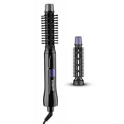 Conair 2-in-1 Hot Air Styling Curl Brush - Volumizing Blow Dryer & Curler, 2 Piece Set Avelisse