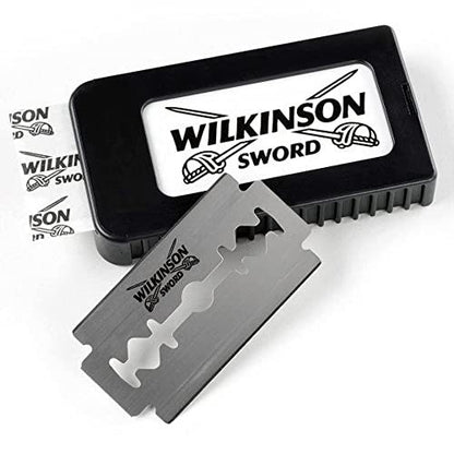 Wilkinson Sword Classic Double Edge Razor Blades - 5 Count (Pack of 2) - Premium Quality for Smooth Shave