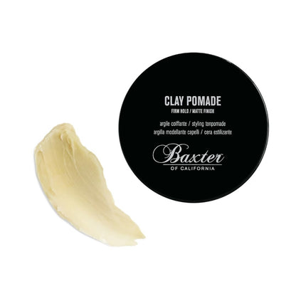 Baxter of California Clay Pomade - Strong Hold Matte Hair Clay for Men, Texturizing & Thickening, Natural Definition & All-Day Control, 2 oz Avelisse