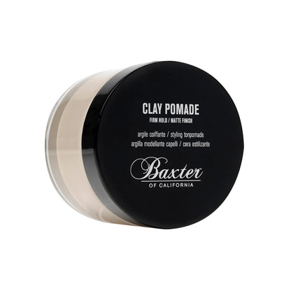 Baxter of California Clay Pomade - Strong Hold Matte Hair Clay for Men, Texturizing & Thickening, Natural Definition & All-Day Control, 2 oz Avelisse