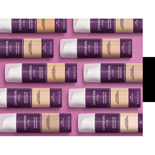 COVERGIRL Advanced Radiance Age-Defying Liquid Foundation - 110 Classic Ivory, 1 fl oz - görsel 9