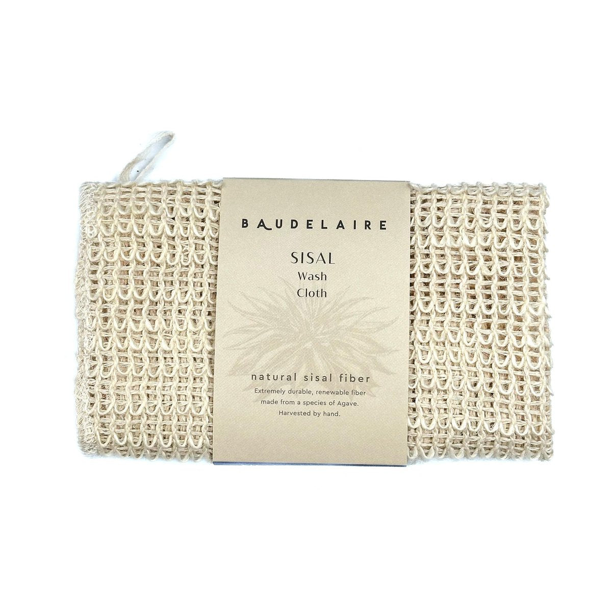 Baudelaire Sisal Exfoliating Wash Cloth – Gentle & Natural Skincare for Radiant Skin - görsel 1