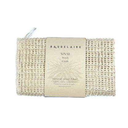 Baudelaire Sisal Exfoliating Wash Cloth – Gentle & Natural Skincare for Radiant Skin