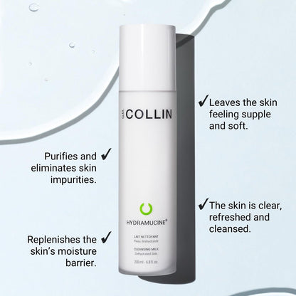 G.M. COLLIN Hydramucine Cleansing Milk - Gentle Face Wash for Dehydrated Skin, 6.8 Fl Oz Avelisse