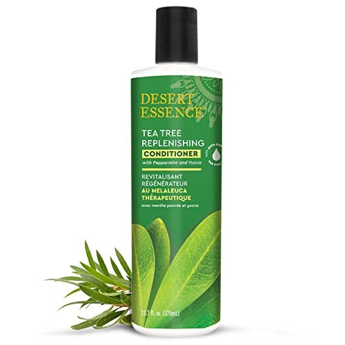 Desert Essence Tea Tree & Eucalyptus Conditioner for Scalp Treatment, Reduces Hair Breakage & Flaking, with Peppermint & Murumuru Butter, 12.7 Fl Oz Avelisse