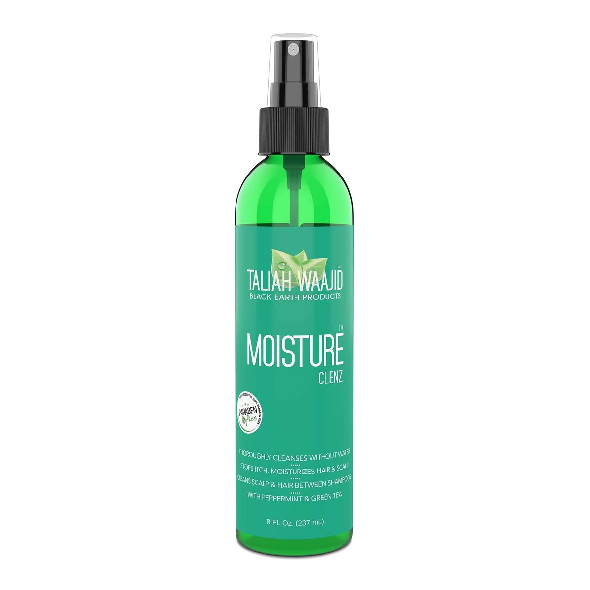 Taliah Waajid Black Earth Products Moisture Clenz, 8 oz - Sulfate-Free Moisturizing Shampoo for Dry Scalp & Hair Growth - görsel 1