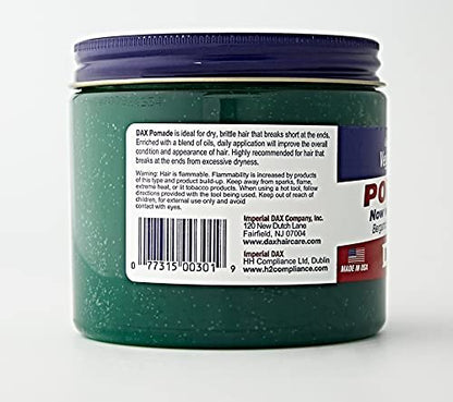DAX Pomade - 14 oz Premium Hair Styling Wax for Men & Women