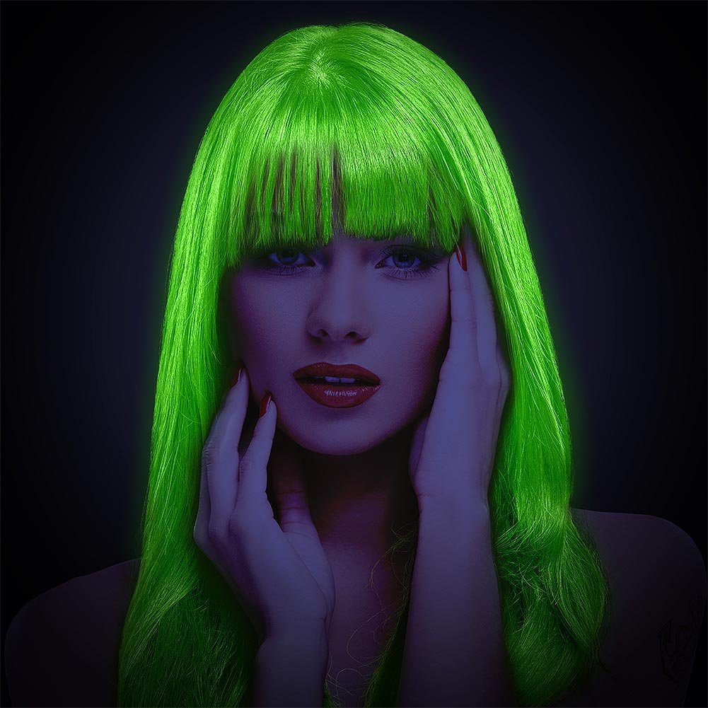 MANIC PANIC Classic Electric Lizard Semi Permanent Hair Color - Bright Neon Green Hair Dye, 4oz - Vegan & Cruelty-Free Avelisse