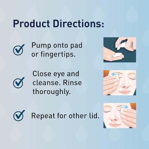 OCuSOFT Original Foaming Eyelid Cleanser - Mild Instant Foam for Sensitive Eyes - Removes Oil, Dust, Pollen & Makeup - 1.68 fl oz Avelisse
