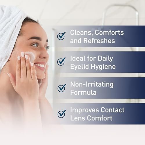 OCuSOFT Original Foaming Eyelid Cleanser - Mild Instant Foam for Sensitive Eyes - Removes Oil, Dust, Pollen & Makeup - 1.68 fl oz Avelisse