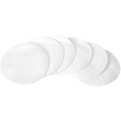 ForPro Pure & Natural Stitched Cotton Rounds for Face (400-Count) - 100% Pure Cotton Makeup Remover Pads, Hypoallergenic, Lint-Free, Vegan & Cruelty-Free