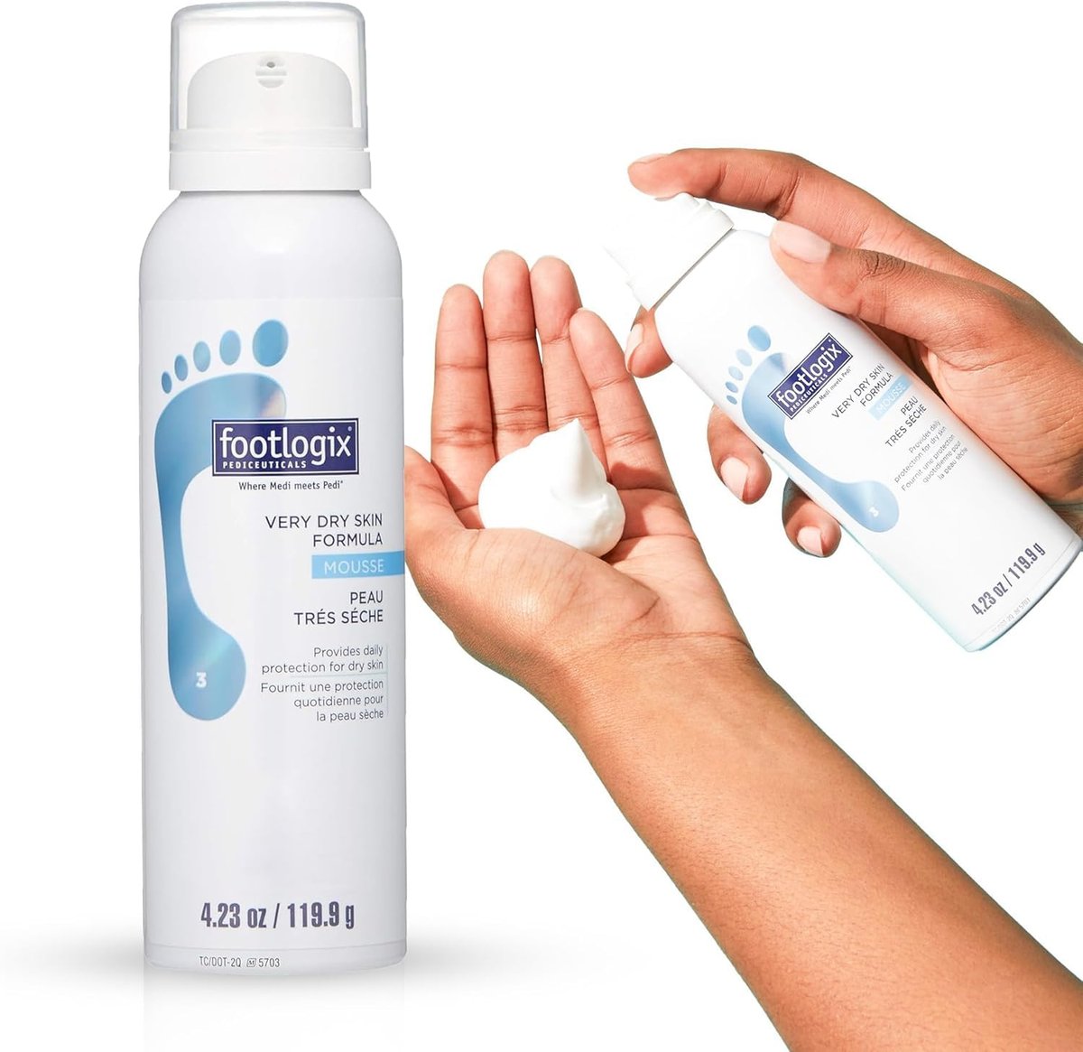 Footlogix #03 Very Dry Skin Formula – Intensive Moisturizer for Extremely Dry Feet, 4.23 oz Avelisse