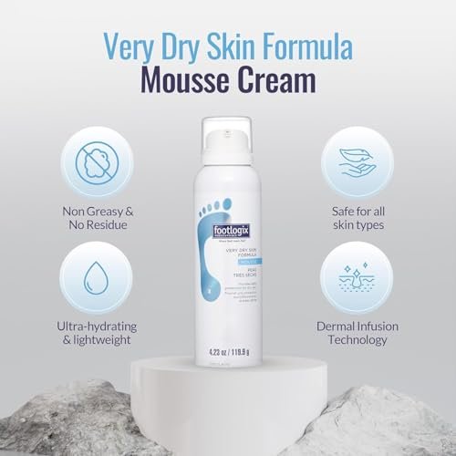 Footlogix #03 Very Dry Skin Formula – Intensive Moisturizer for Extremely Dry Feet, 4.23 oz Avelisse