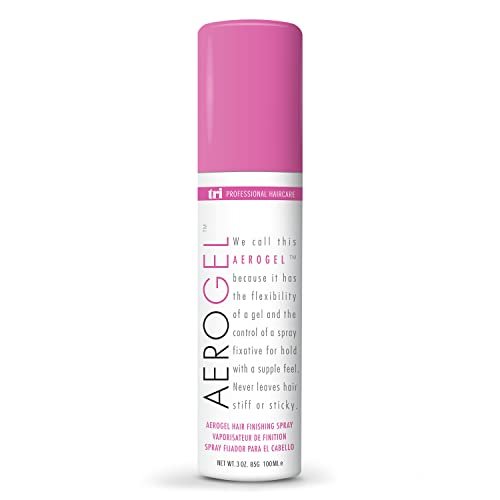 TRIDESIGN Aerogel Hairspray – Strong Hold Hair Finishing Spray for Volumizing & Control, Flexible Styling for All Hair Types, Non-Sticky and Scented – Travel Size 3 oz - görsel 2