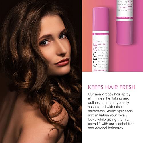 TRIDESIGN Aerogel Hairspray – Strong Hold Hair Finishing Spray for Volumizing & Control, Flexible Styling for All Hair Types, Non-Sticky and Scented – Travel Size 3 oz - görsel 10