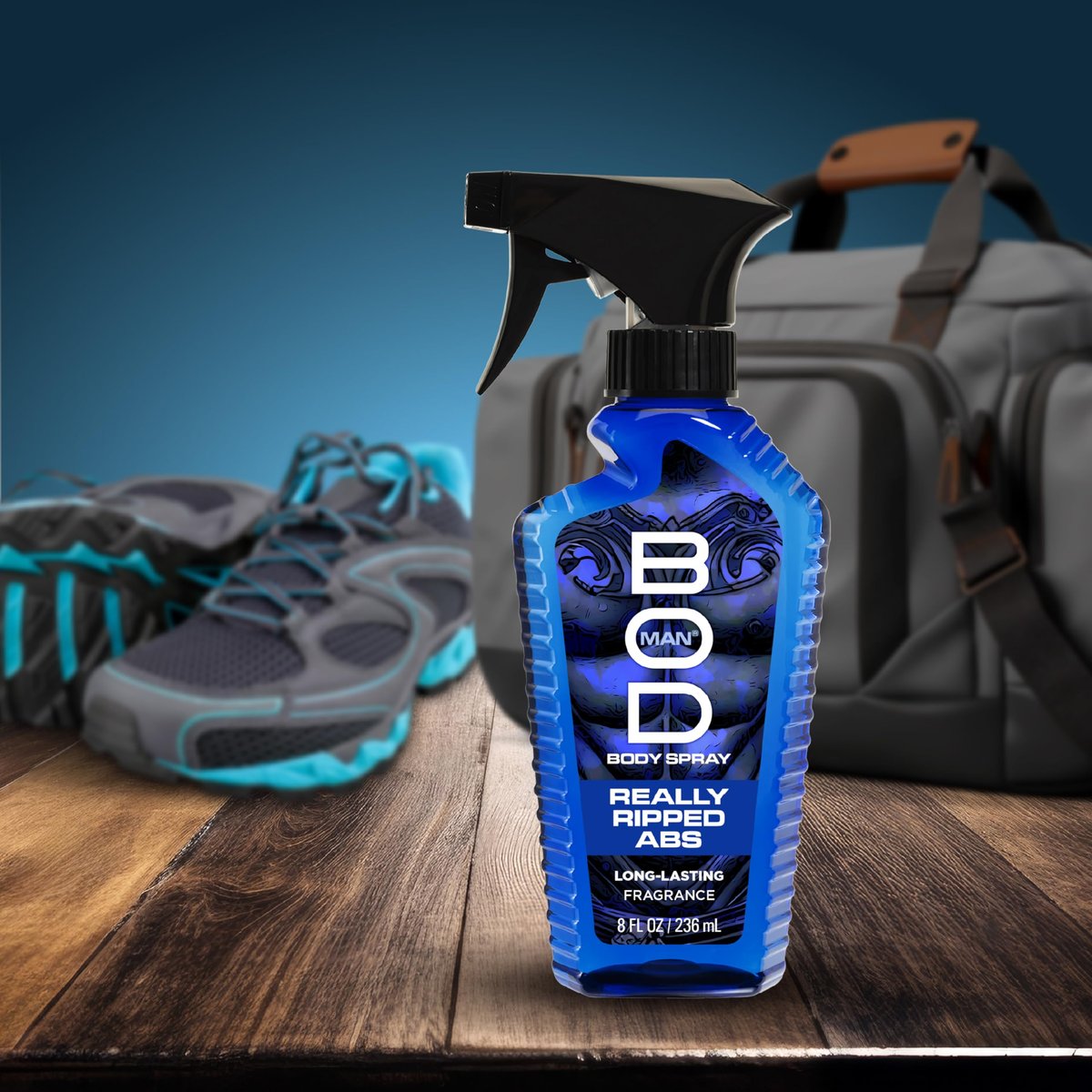 BOD Man Fragrance Body Spray, Really Ripped Abs, 8 fl oz - görsel 9