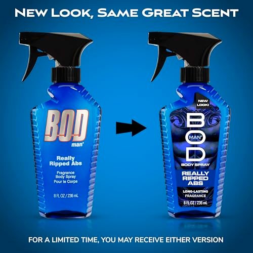BOD Man Fragrance Body Spray, Really Ripped Abs, 8 fl oz - görsel 4